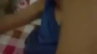 Innocent looking beautiful girl showing her beautiful pussy and boobs to her lover