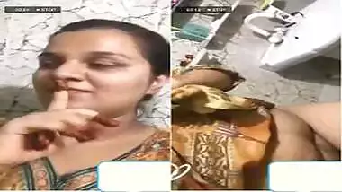 Horny desi girl showing her boobs and pussy on video call 2