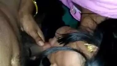 Cute Desi Bhabhi blowjob to her hubby on cam