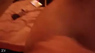 Asian Mistress Strapon fucking and spanking Indian Slave boy doggystyle at dungeon - homemade