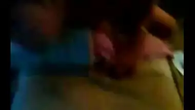 Sexy video com of a horny teen having fun with her lover in his house