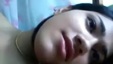 Sexy desi girl stroking her brother’s small penis