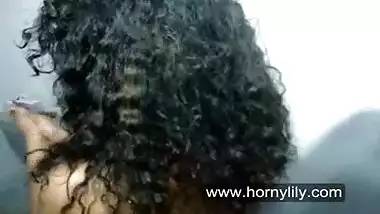 Indian babe lily in shower