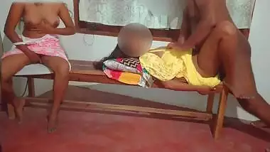 Husband Having Sex With Wifes Friend While His Wife Is Watching - Cuckold Wife - Threesome