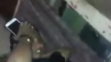 Desi Guy squeeze his cousin sister boobs n kisses her