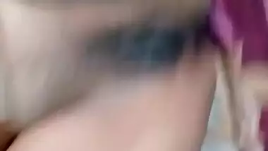 Desi cute wife show her big boob and pussy