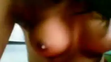 Desi Shy slim Teen bachi shows small tender boobs to bf