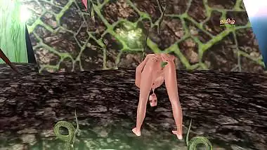 Cartoon porn film of a hot girl giving cute...