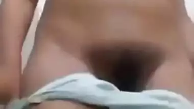 Horny Indian girl showing big tits and masturbate