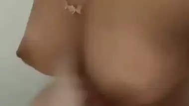 Perfect boobs desi girl boob press before fucking