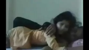 Cuddling with a hot Indian MILF