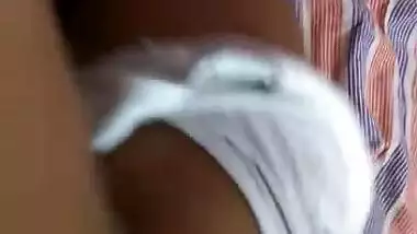 Horny sexy Indian girl fondled by her lover on cam
