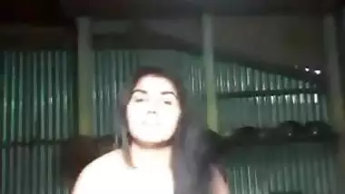 Big booby village girl nude MMS clip