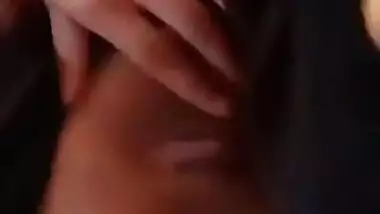 Beautiful girl figuring