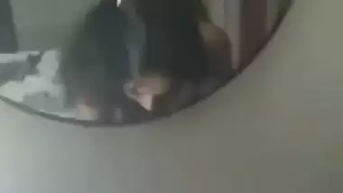 Erotic desi girl blowjob with saliva spitting and sex