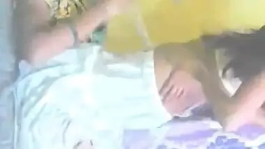 Sexy Bhabhi Boob Pressing and Ridding Lover Dick