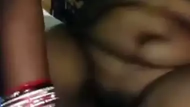 Village wife stripping clothes and naked masturbation