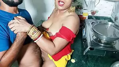 Owner Rough Fucking Maid Girl Who Cooking Food In Kitchen Porn In Hindi Voice With Bengali Boudi