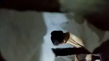 Pervert records porn clip in which takes part naked Indian neighbor