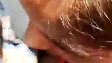 Desi college girl sucking dick outdoors