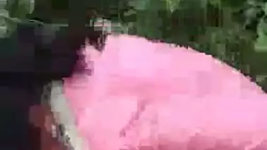 Desi village cutie group sex in the forest