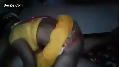 Yellow Saree Bhabi Blow & Hard Ride