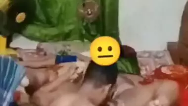 Mature fatty aunty fucking with younger guy
