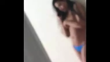 Topless Long Legs Nude Photoshoot Lingerie BTS