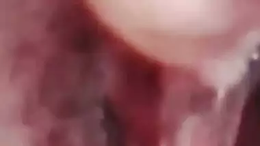 Indian girl showing her boobs and masterbating cute pussy