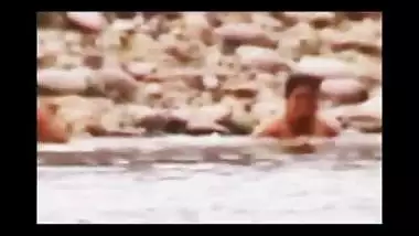 Girls Have Fun In River