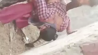 Desi Lover Fucking Doggy Style in Outdoor