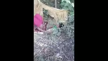 Desi sex movie of village prostitute fucking outdoor with client