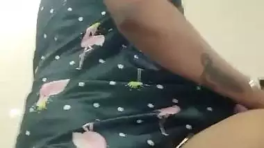 Indian shemale fucks a sexy babe in the doggy style