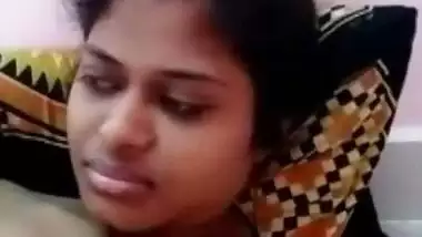 College girlfriend showing boobs on video call