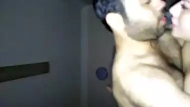 Pakistani couple having Netflix and chill during quarantine