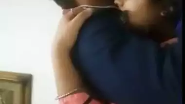 XXX video of bearded guy fucking Desi girlfriend in missionary