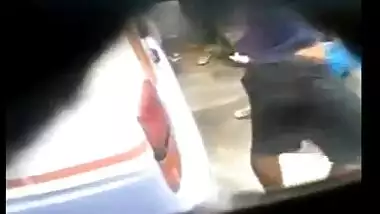 Desi girl and boy sex in bus terminal Caught on spy cam